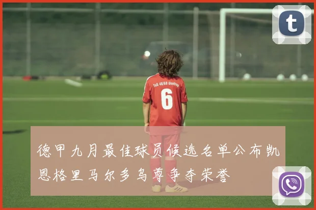德甲九月最佳球员候选名单公布凯恩格里马尔多乌尊争夺荣誉